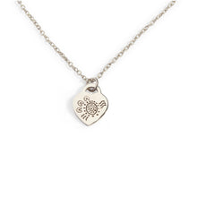  3 Person Heart Necklace in Solid Sterling Silver