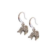  Dolphin Drop Earrings in Solid Sterling Silver