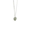 Blak Heart Mini Pendant in Solid Sterling Silver